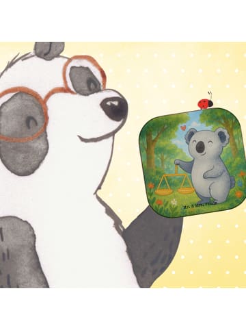 Mr. & Mrs. Panda Untersetzer für Gläser Waage Astrologie Design ... in Weiß