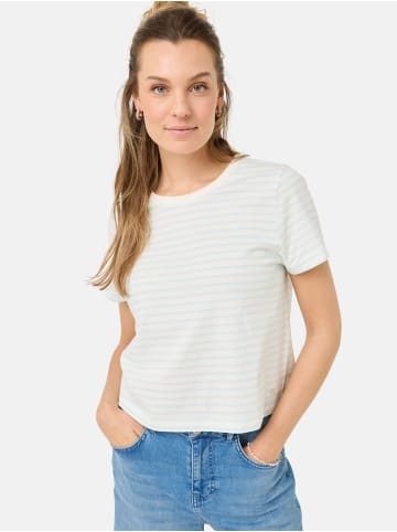 Tamaris T-Shirt in Omphalodes/ Bright White Striped Tee