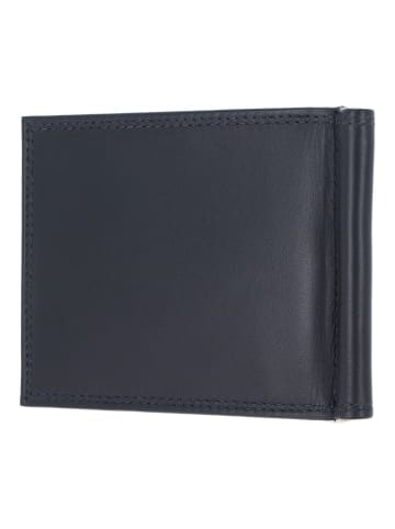 Golden Head Polo Geldbörse RFID Schutz Leder 11 cm marineblau