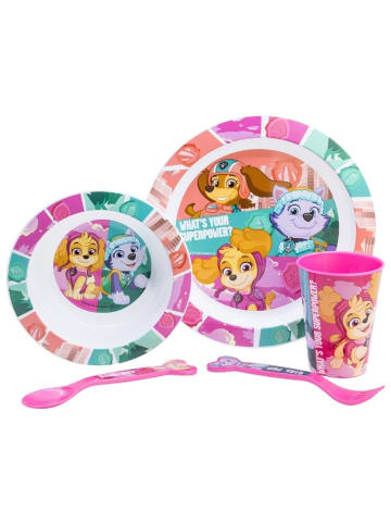 Paw Patrol Teller-Set Mikrowellengeeignet 5-teiliges Kindergeschirr