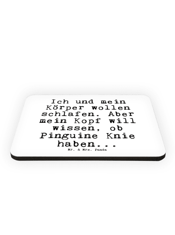 Mr. & Mrs. Panda magnet Ich und mein Körper... mit Spruch in Weiß