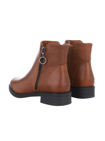 Ital-Design Stiefelette in Camel