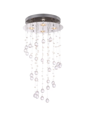 Globo lighting Deckenleuchte "ST. TROPEZ" in silver