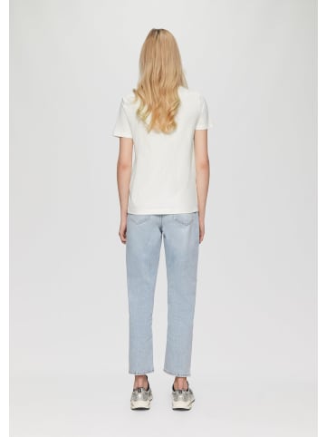 QS T-Shirt in 0200_creme