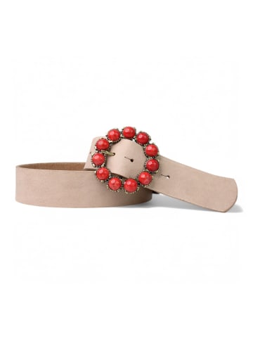 FRONHOFER Herren Ledergürtel in Taupe