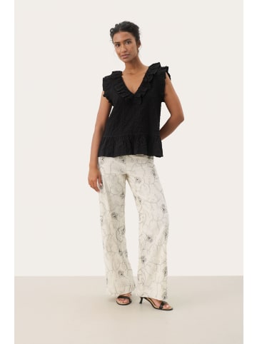 PART TWO Ärmellose Bluse TrojaPW Gerade Passform in Black