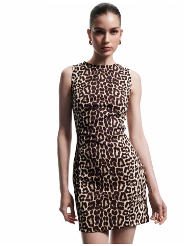 KOTON KLEIDER in Schwarz Gemustert