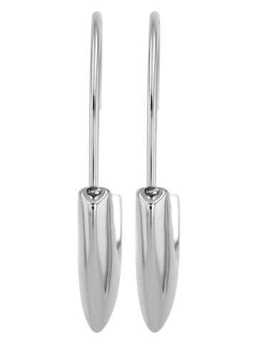 Adeliás Damen Ohrringe – Creole aus Edelstahl in silber