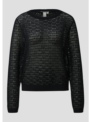 QS Strickpullover in 9999_schwarz