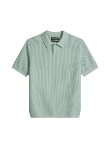 Marc O'Polo Strick-Poloshirt regular in Midnight Moss