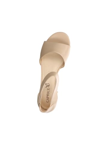 Caprice Plateau Sandalen für Damen in beige