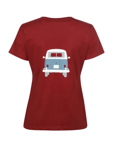 elkline T-Shirt Kult VW T1 in syrahred