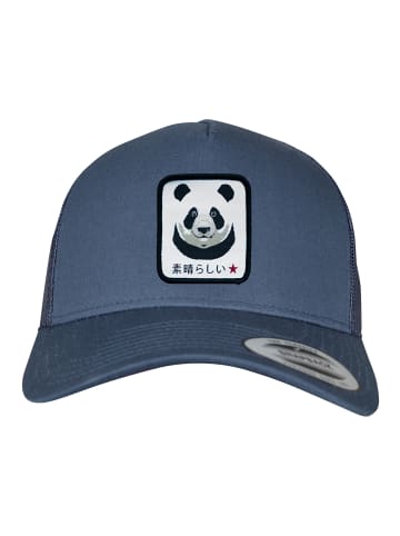 F4NT4STIC Trucker Cap Panda in marineblau