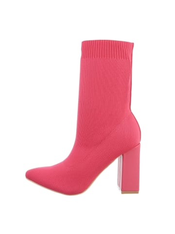 Ital-Design Stiefelette in Pink