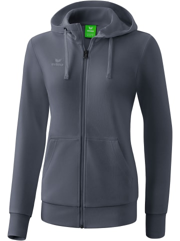 erima Damen Kapuzensweatjacke in slate grey