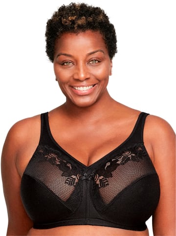Glamorise Minimizer-BH ohne Bügel in schwarz