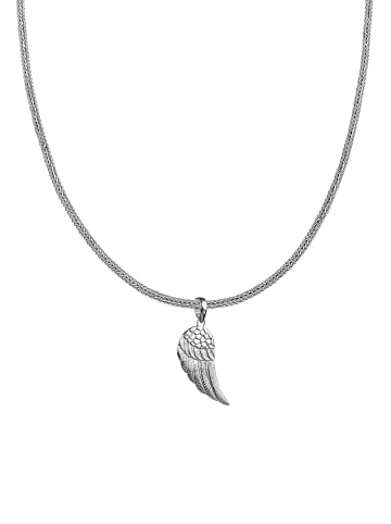 KUZZOI Halskette 925 Sterling Silber Flügel in Silber