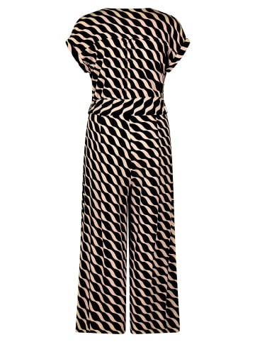 Betty Barclay Jumpsuit mit Eingrifftaschen in Schwarz/Beige
