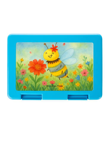 Mr. & Mrs. Panda Bento Box Biene Blume Design ohne Spruch in Weiß