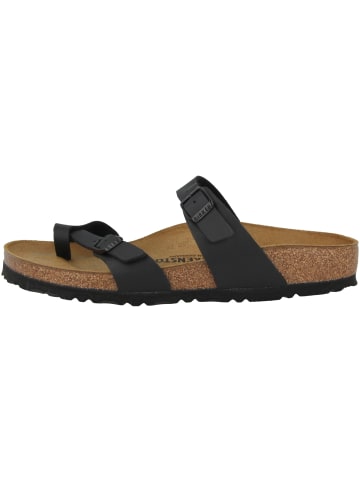 Birkenstock Pantolette Mayari Birko-Flor normal in schwarz