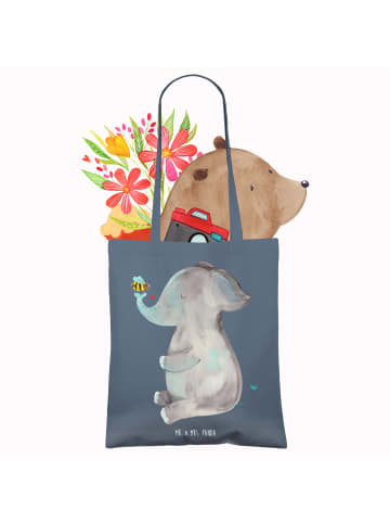 Mr. & Mrs. Panda Strandtasche Elefant Biene ohne Spruch in Indigo Blue