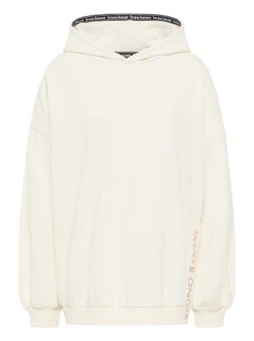 Bruno Banani Hoodie ohne Reißverschluss CASTANEDA in Ecru