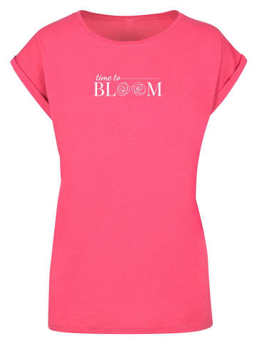 Merchcode Merchcode T-Shirts in hibiskus pink