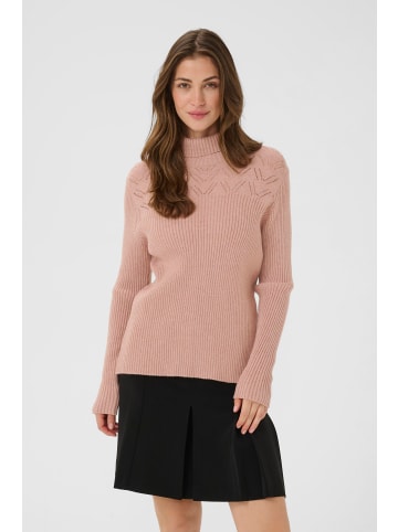 Cream Strickpullover CRDela Slim fit in Mahogany Rose Melange
