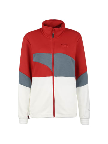 Puma Funktionsjacke Flare in rot / weiß