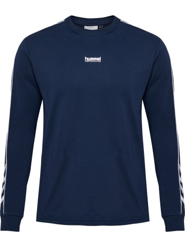 Hummel Longsleeve "Pulse Piping T-Shirt Longsleeve" in Blau