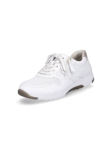 Gabor Comfort Sneaker in Weiß Platin