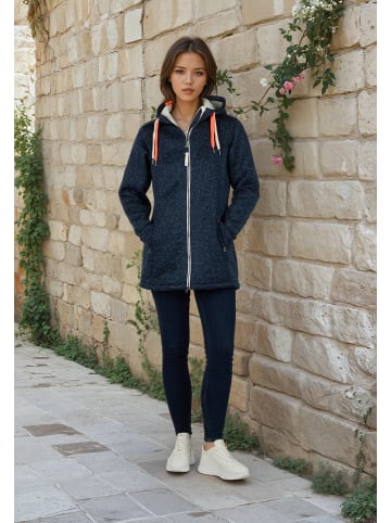 Salzhaut Softshelljacke für Damen in marineblau