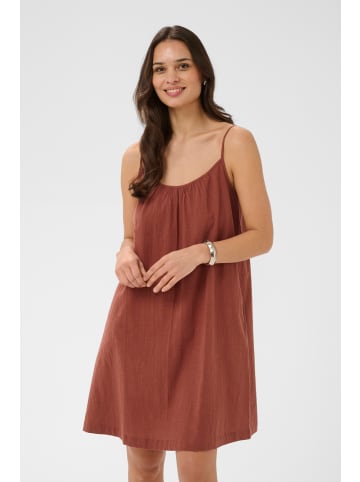 Kaffe Kleid KApauline Loose fit in Henna