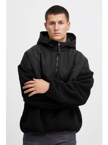 !SOLID Teddy Halfzip-Hoodie SDMarco in Schwarz
