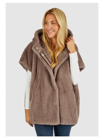 WHITE LABEL  Poncho in taupe