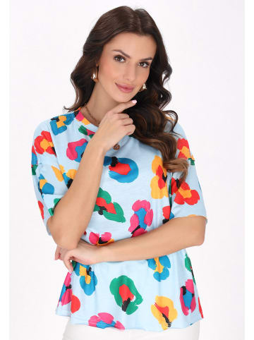 faina T-Shirt in multicolor blue