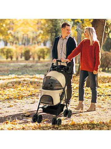 Pawhut Hundebuggy 67L x 45B x 96H cm