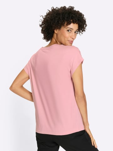 Sieh an! Rundhalsshirt in rosé