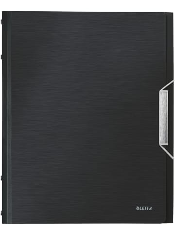 Leitz Ordnungsmappe Style A4 12 Fächer satin schwarz