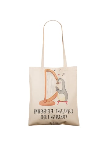 Mr. & Mrs. Panda Schultasche Harfe Melodien mit Spruch in Creme