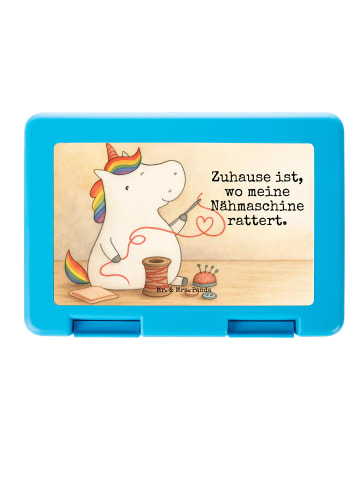 Mr. & Mrs. Panda Bento Box Einhorn Näherin Design mit Spruch in Weiß