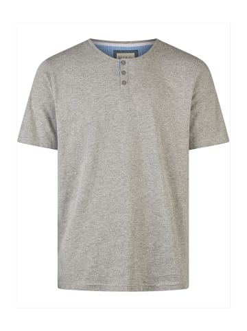 Phil & Co. Berlin  Pyjama Shorty Comfort in grau mel. - hellblau