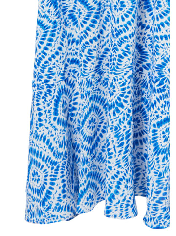IZIA Damen Maxikleid Mit Print in Blau