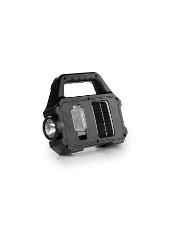 EASYmaxx Solar-Arbeitsleuchte mobil 3,7V schwarz Schwarz