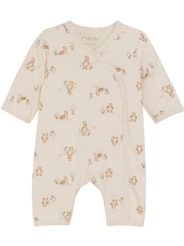 Fixoni Outdoor Overall "Jumpsuit AOP" in Braun