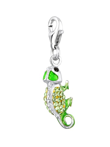 Nenalina Charm 925 Sterling Silber Gecko in Silber