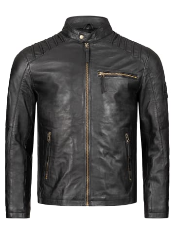 Rock Creek Lederjacke in Schwarz