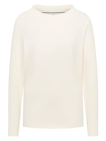 Cecil Solid Funnel Neck in Creamy White