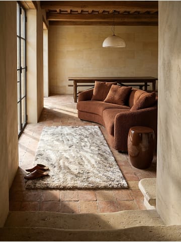 KADIMA DESIGN Shaggy-Teppich Kuschelig DOVEL Abstrakt Weich Berber Wohnzimmer in Natur
