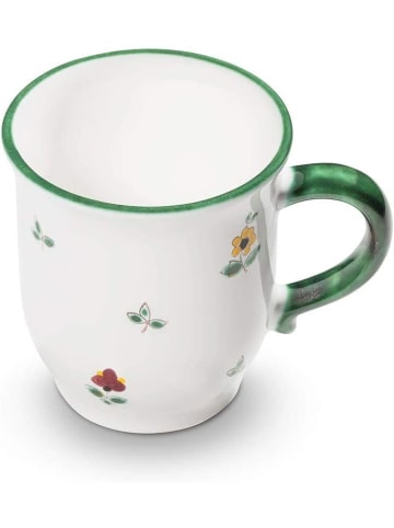 Gmundner Keramik Streublumen Schokotasse in Weiß